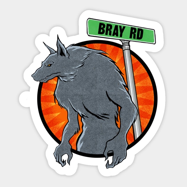 The Beast of Bray Road Sticker by TheLenRoman